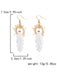 Halloween Ghost Sunburst Drop Earrings