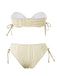 1950s Bandeau Sand-Ripple Jeweled Starfish Bikini Set