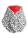 1960s Cruella-Inspired Dalmatian Print Shawl