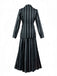 1940s Wednesday Academy Striped Uniform Costume Set
