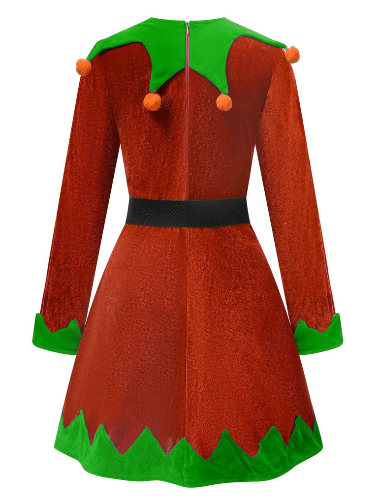 [Pre-Sale] Red 1940s Christmas Elf Dress