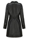 1960s Lapel Belted Long Leather Jacket