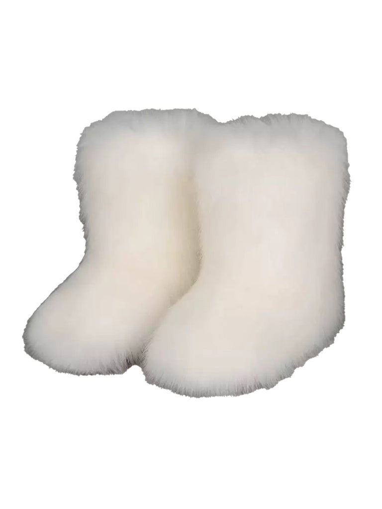Vintage Faux Fur Winter Snow Boots