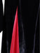 1930s Velvet Bell-Sleeve Wednesday Addams Style Dress