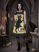 Yellow 1960s Cat Skull Sleeveless A-Line Dress