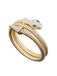 Vintage Rhinestone Snake Alloy Bangle Bracelet