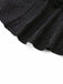 Black 1950s Gothic Lace Panel Bow Tie Lace-up Dress