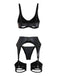 Black 1950s Vintage Two Piece Set 3