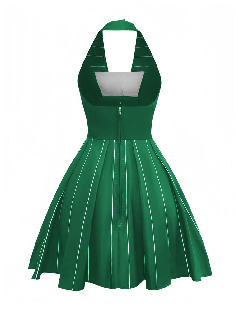 [Pre-Sale] 1960s Nightmare Before Christmas Bat Striped Dress