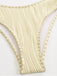 1950s Bandeau Sand-Ripple Jeweled Starfish Bikini Set