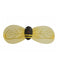 Yellow 1960s Striped Bee Cosplay Costume Set