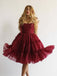 1950s Solid Multi-Layered Ruffle Tulle Dress