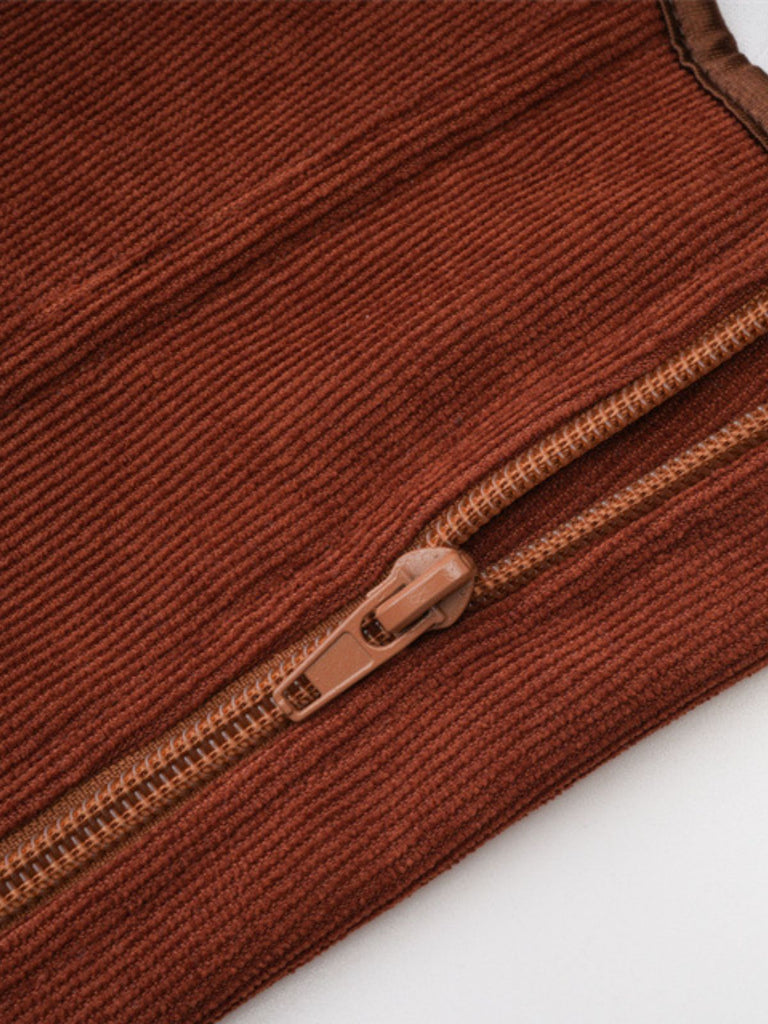 1980s Suede Bow Lace-Up Corset