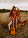 1970s Boho Style Spaghetti Strap Maxi Dress