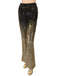 1920s Gradient Sequin Flared Pants