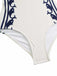 1940s Halter Swimsuit & Sailor-Stripe Shorts Set