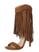 Vintage Tassel Studded Stiletto Boots