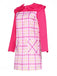 2PCS 1960s Plaids Pocket Wednesday Addams Style Top & Dress