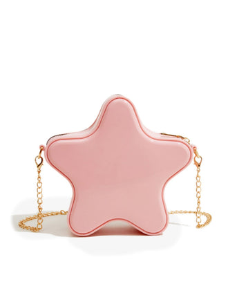 Vintage 3D Star Shape Macaron Color Chain Bag