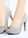 Peep Toe Knot Stiletto High Heels