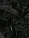 Black 1960s Gothic Flocked Dress