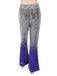 1920s Gradient Sequin Flared Pants