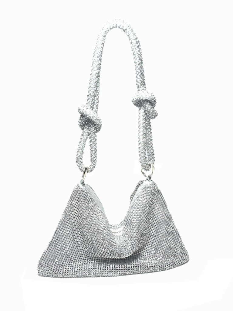 Rhinestone Sparkly Evening Handle Shoulder Bag