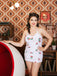 Retro Cherry Summer One-piece Swimsuit