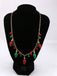 Christmas Light Bulb Bell Necklace & Earrings Set