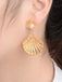 White Pearl Shell Earrings