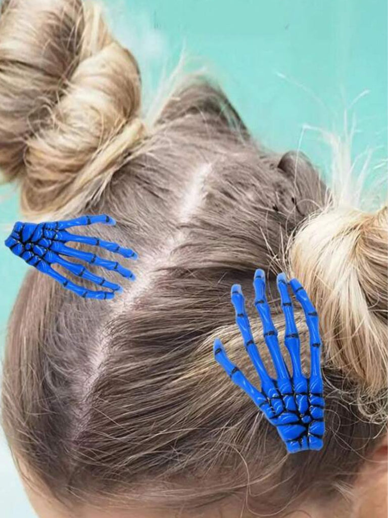 Halloween Skeleton Hand Hair Clip