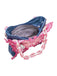Pink Ripped Denim 3D Butterfly Novelty Bag