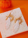 Halloween Ghost Sunburst Drop Earrings