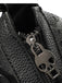 Gothic Skull Studded Chain Hobo Bag