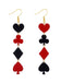 Valentine's Poker Card Suit Combo Earrings