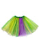 Multicolor 1970s Carnival Tulle Underskirt Petticoat