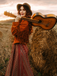 1970s Boho Style Spaghetti Strap Maxi Dress