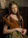 Green 1950s Off-Shoulder Vintage Dress