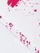 1950s Halloween Blood Splatter Graffiti Slip Dress