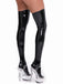 Halloween Shiny Leather Thigh High Stockings