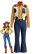 6PCS Yellow 1940s Cowgirl Sheriff Costume Set - vintage fashion, retro style, classic elegance for vintage lovers