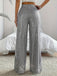 1970s Sequin Loose Flowy Wide-Leg Pants