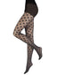Black 1950s Polka Dot Vintage Stockings