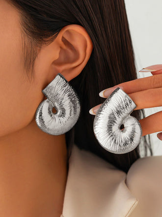 Vintage Irregular Alloy Earrings