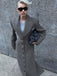 1930s Solid Lapel Button Wool Coat