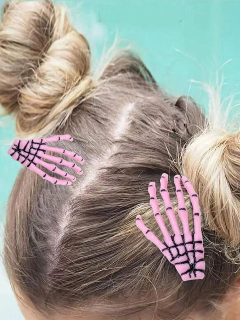 Halloween Skeleton Hand Hair Clip
