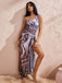 1950s Tiger One-Shoulder Swimsuit & Cover-Up