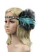 1920s Vintage Feather Flapper Headband