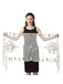 1920s Tassel Sequined Mesh Cape