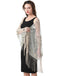 1920s Tassel Sequined Mesh Cape